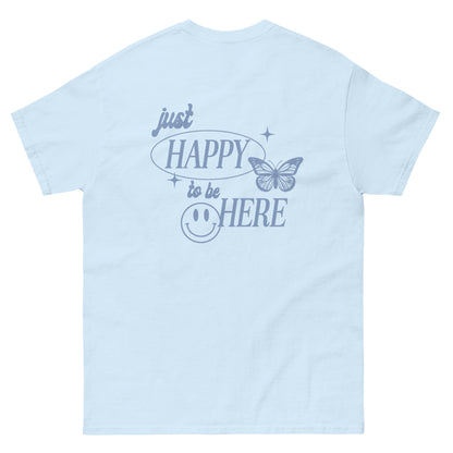 Happy to be Here Blue Tee