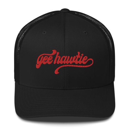YeeHawtie Black Trucker Cap