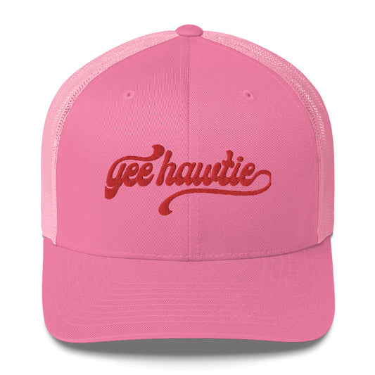 Yeehawtie Trucker Hat - Pink